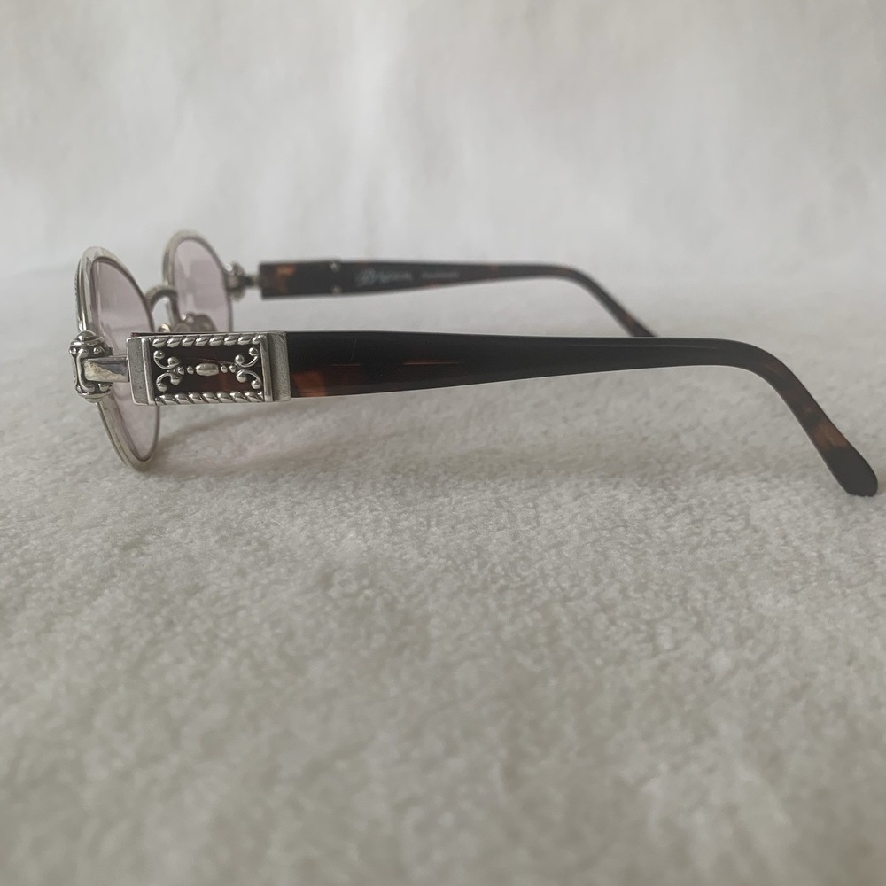 Brighton Vintage Eyeglass Frame SG498-135 Brown Handmade - Picture 4 of 16
